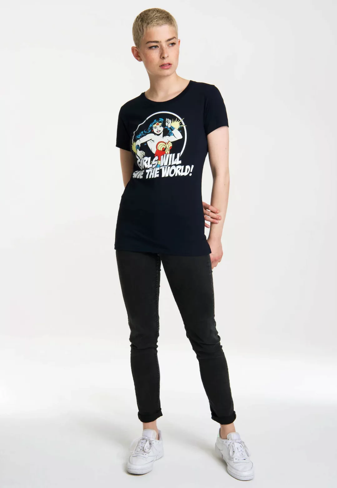 LOGOSHIRT T-Shirt "Wonder Woman", mit tollem Statement-Print günstig online kaufen