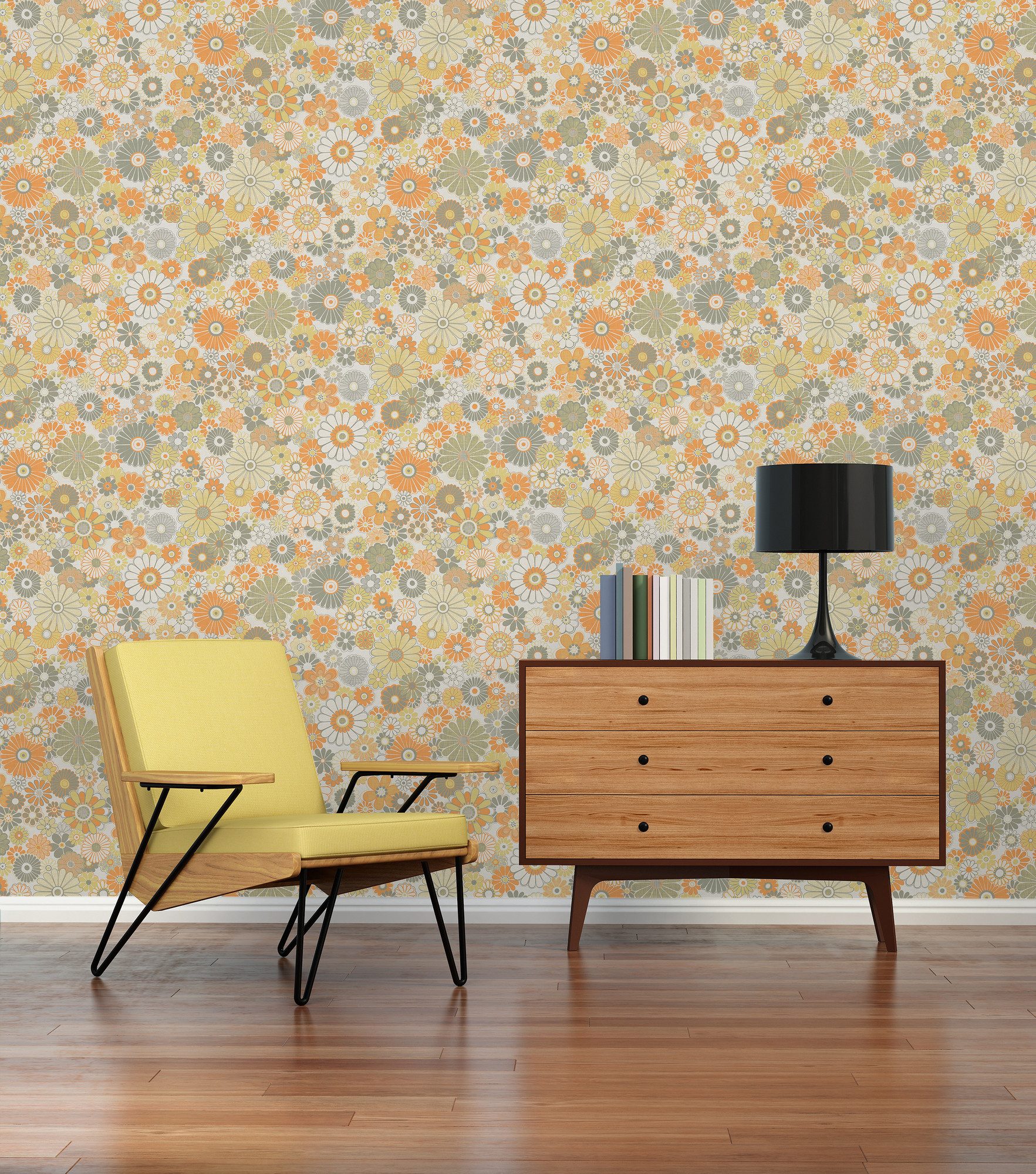 Bricoflor Vliestapete Retro Chic 395353 günstig online kaufen