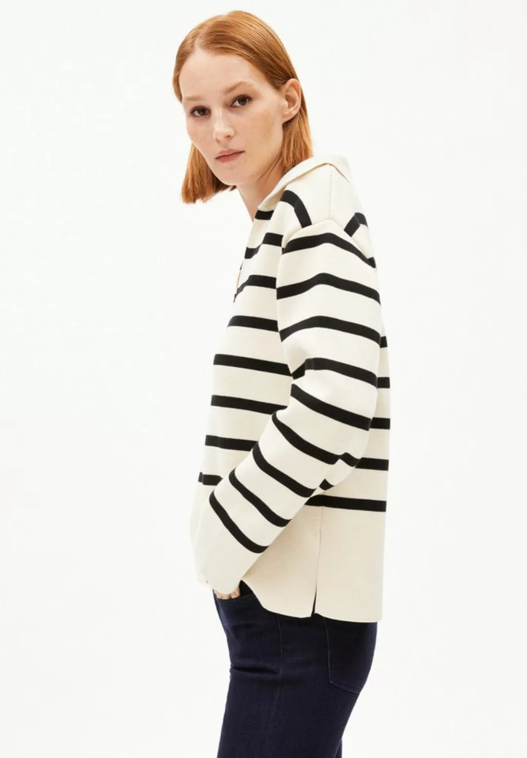 Armedangels Strickpullover FREJIAAS STRIPES Damen günstig online kaufen