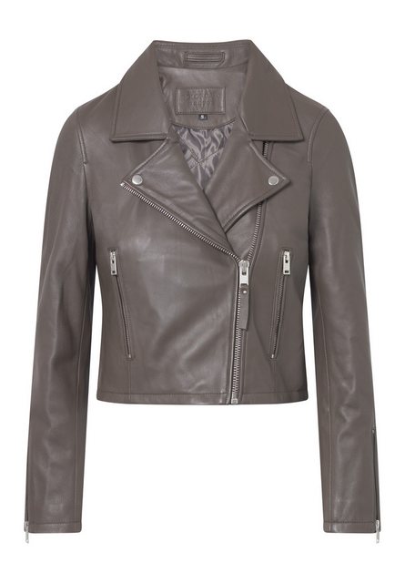 Bolongaro Trevor Bikerjacke MINIMAL BIKER Asymmetrischer Vorderverschluss, günstig online kaufen