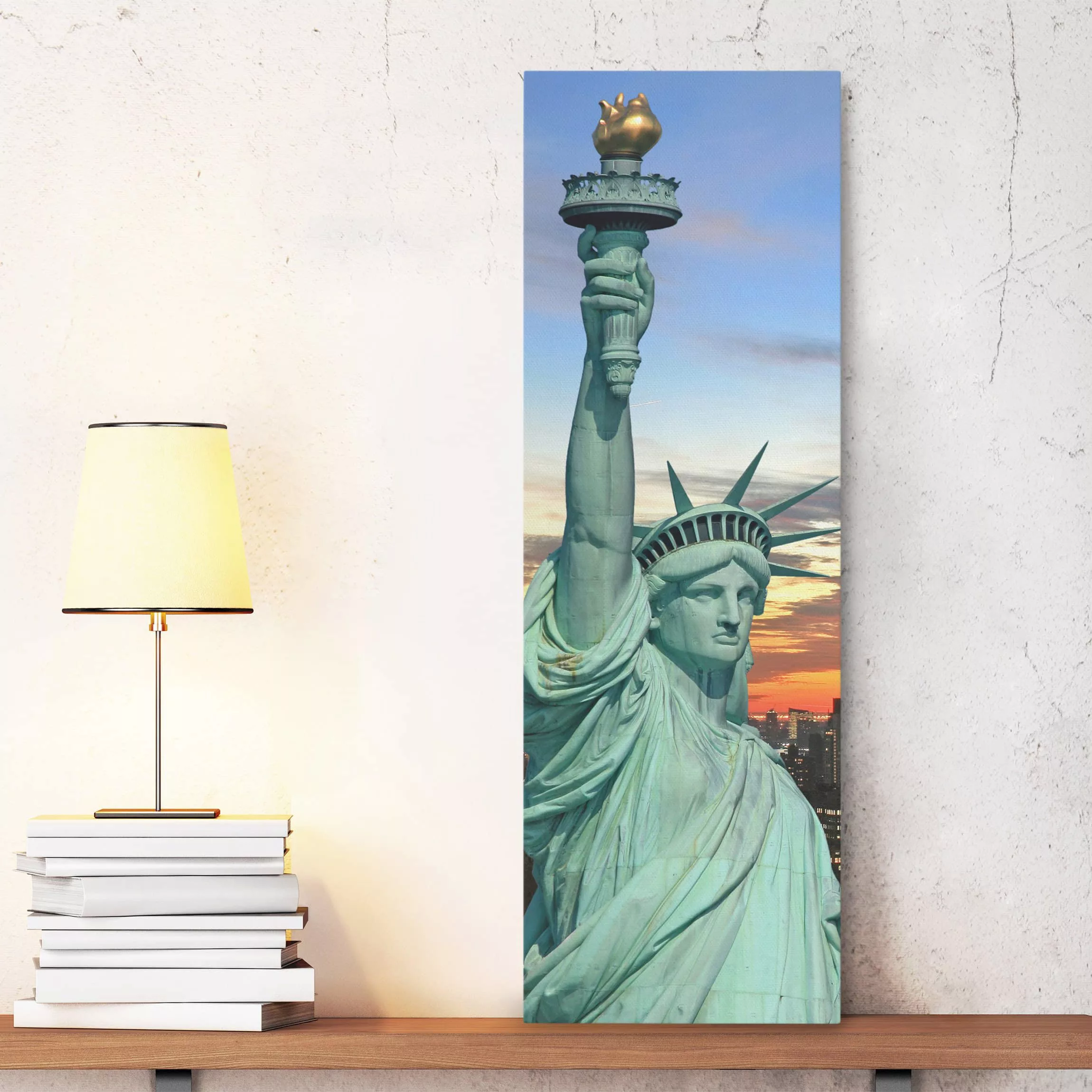 Leinwandbild Architektur & Skyline - Hochformat New York at Night günstig online kaufen