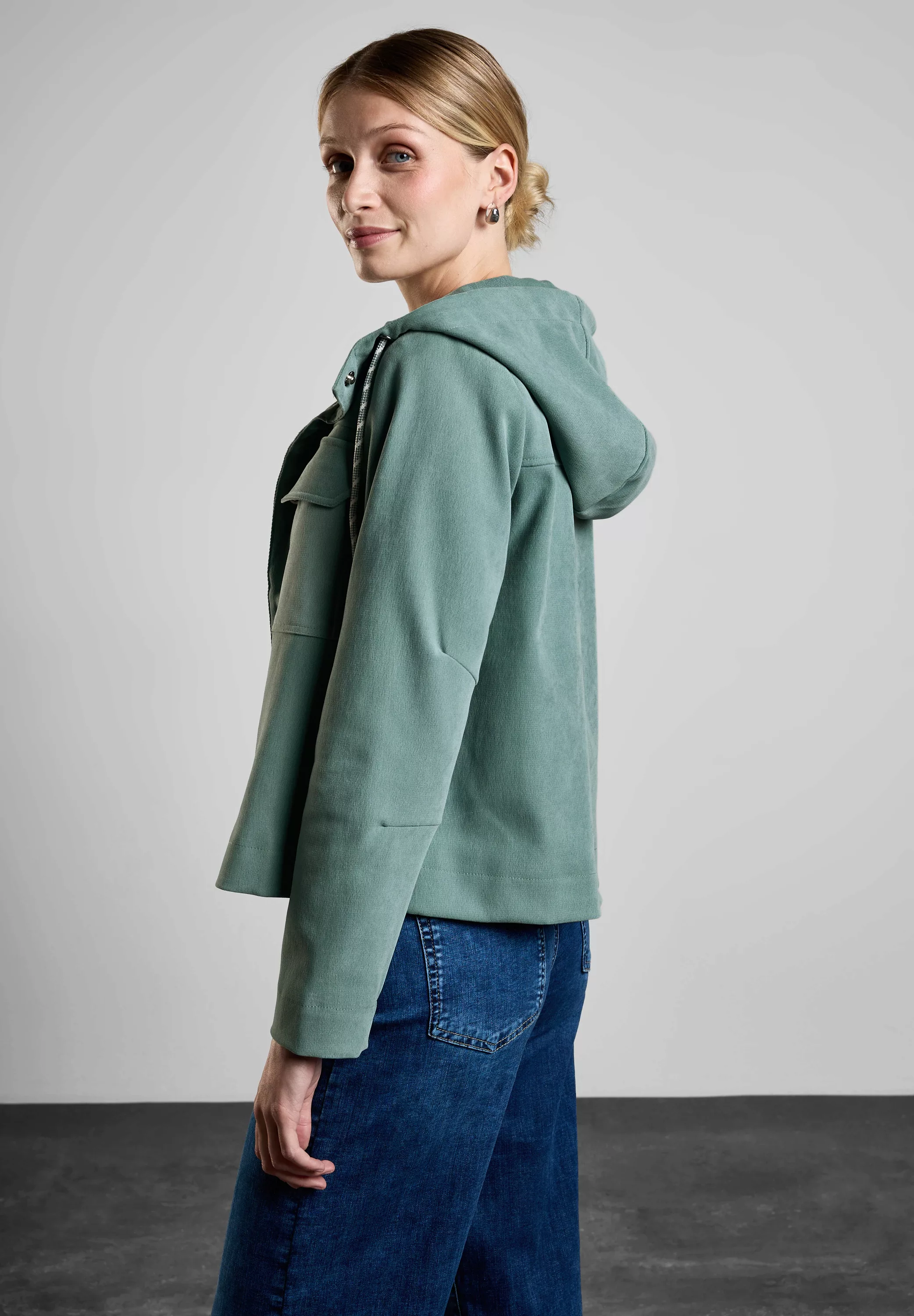 STREET ONE Kurzjacke mit Kapuze günstig online kaufen