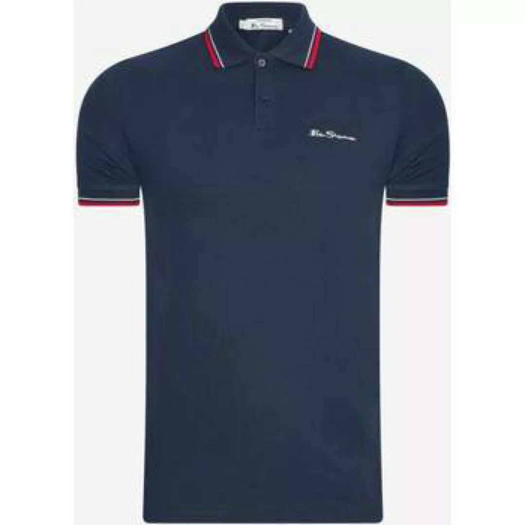 Ben Sherman  T-Shirts & Poloshirts Signature polo aw - dark navy günstig online kaufen