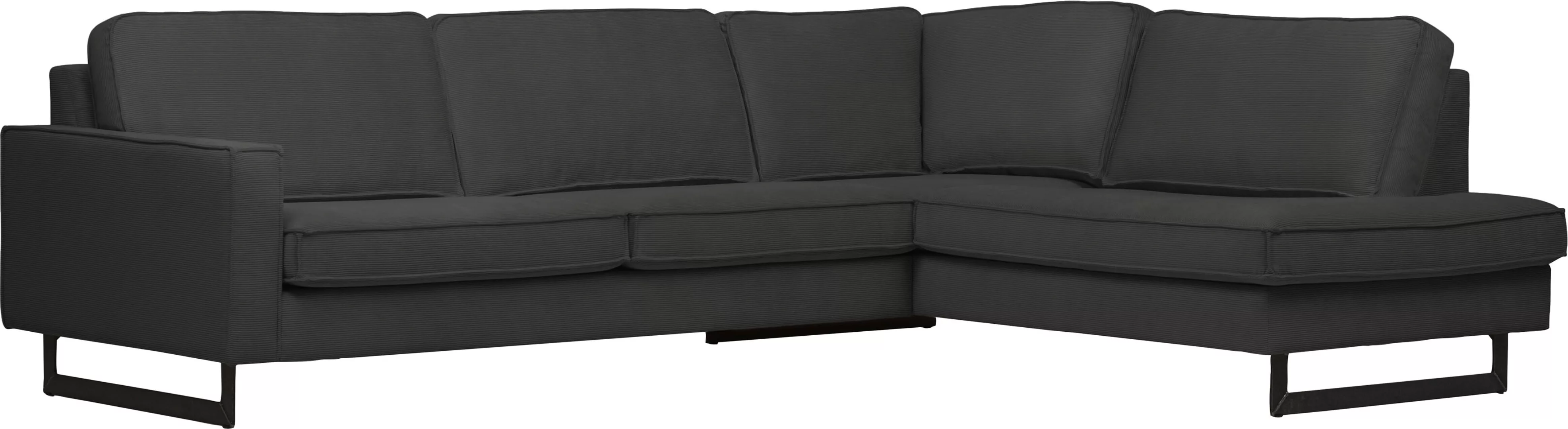 Places of Style Ecksofa Pinto, 290 cm, Ottomane links / rechts, Cord, Feinc günstig online kaufen