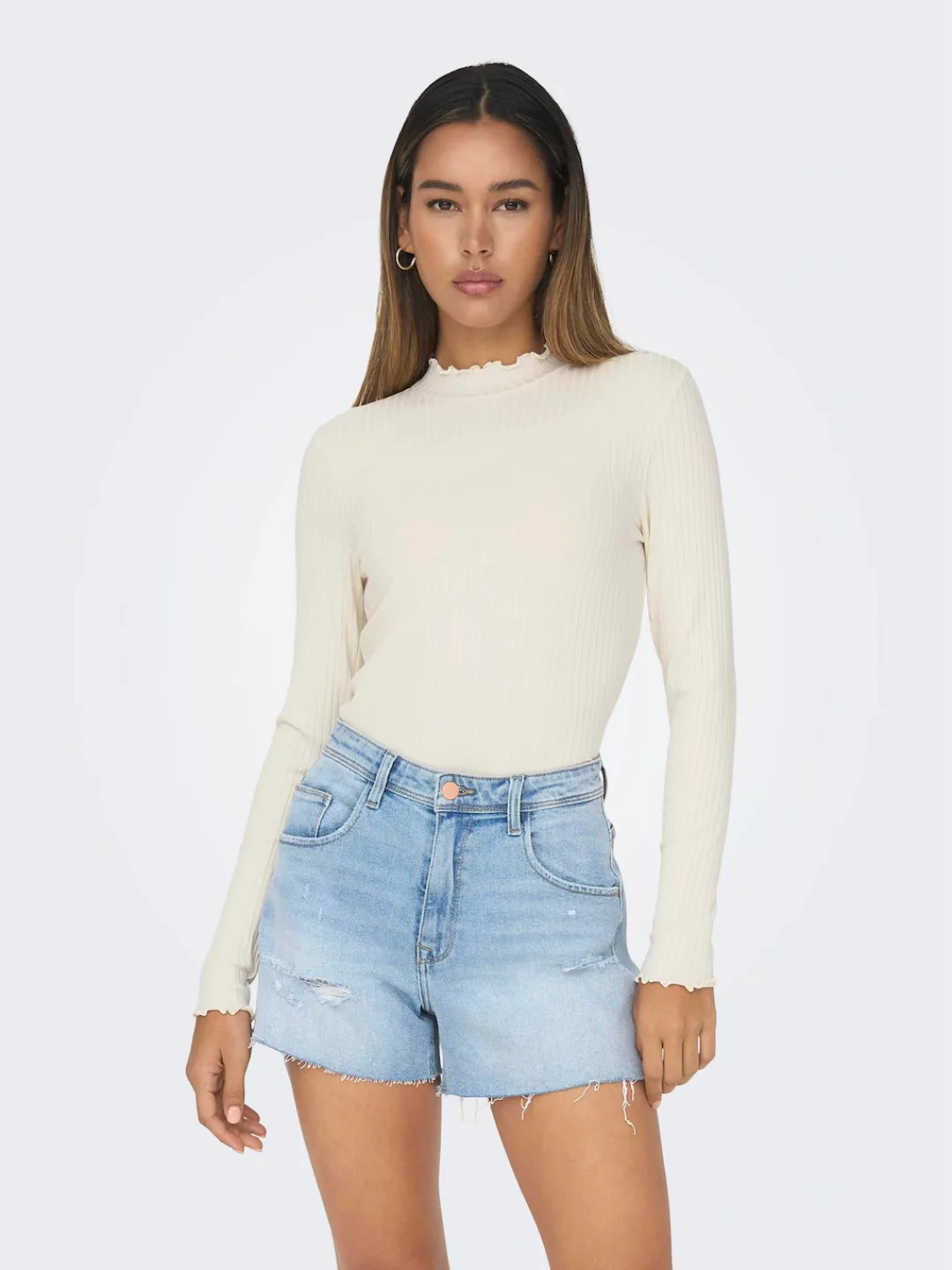 JDY Langarmbluse JDYFRANSISKA L/S HIGHNECK TOP günstig online kaufen