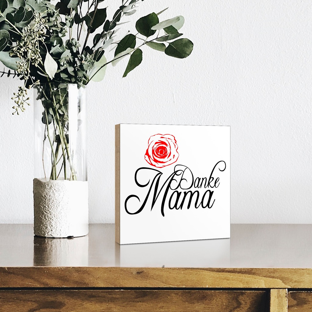 Artland Holzbild "Danke Mama", Sprüche & Texte, (1 St.) günstig online kaufen