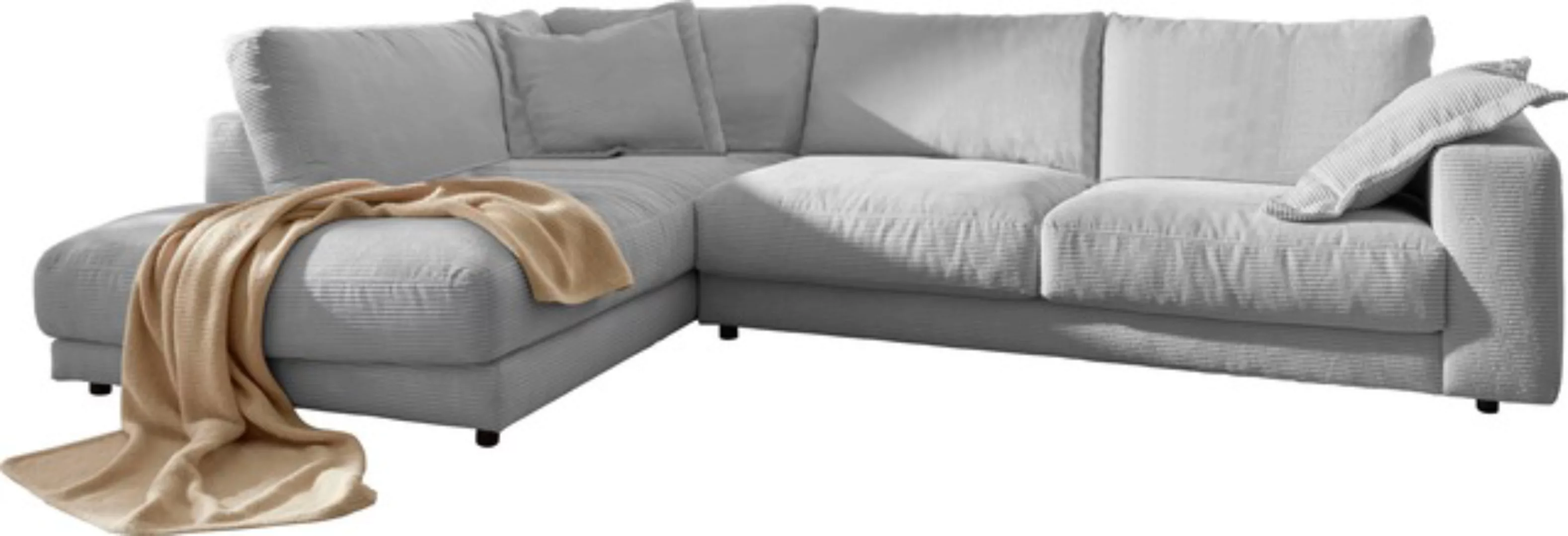 Places of Style Ecksofa "Enisa XXL B/T/H: 325/224/85 cm L-Form", Kuschelig, günstig online kaufen