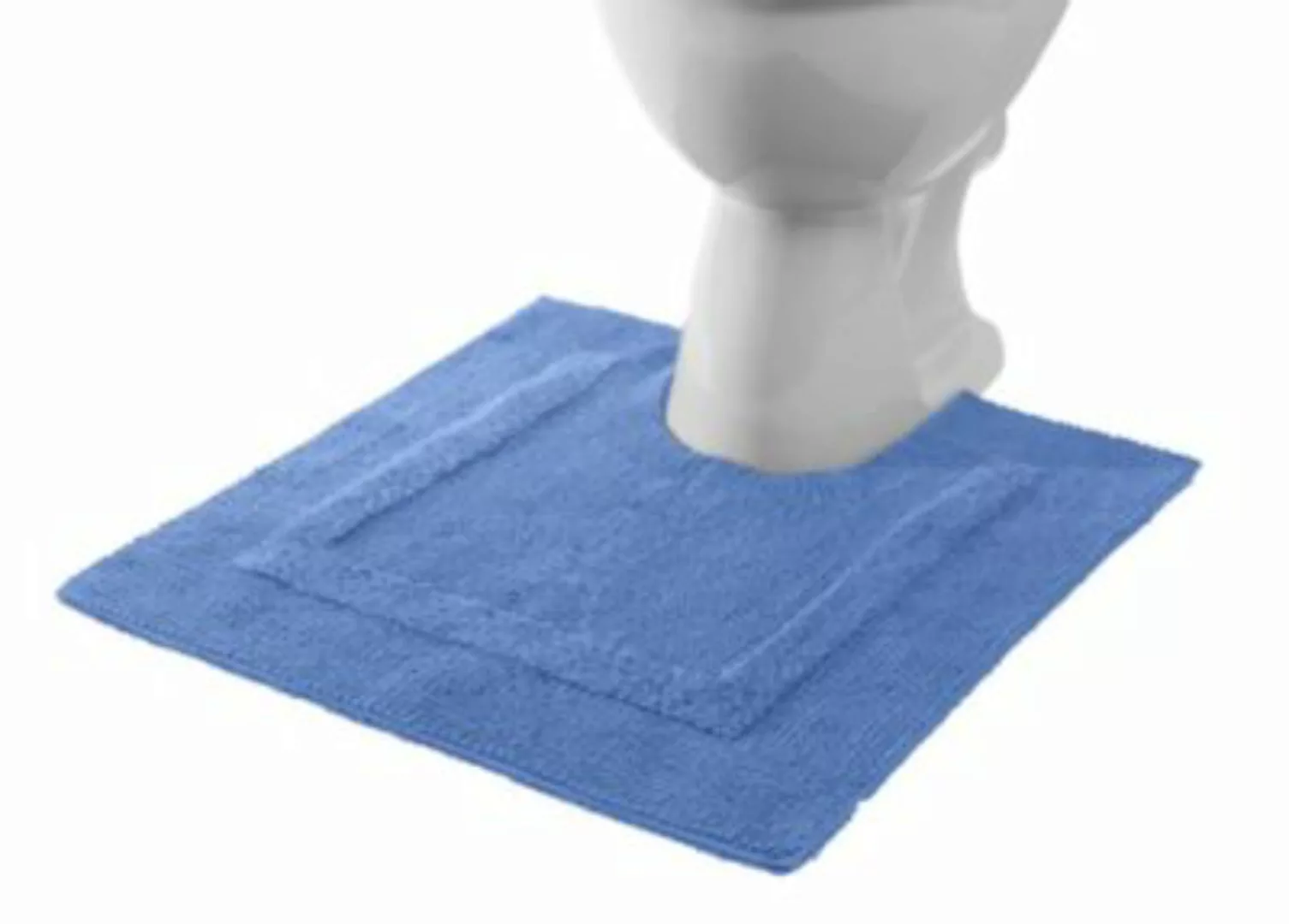 Erwin Müller "WC-Umrandung ""Heraklion""" blau Gr. 60 x 60 günstig online kaufen
