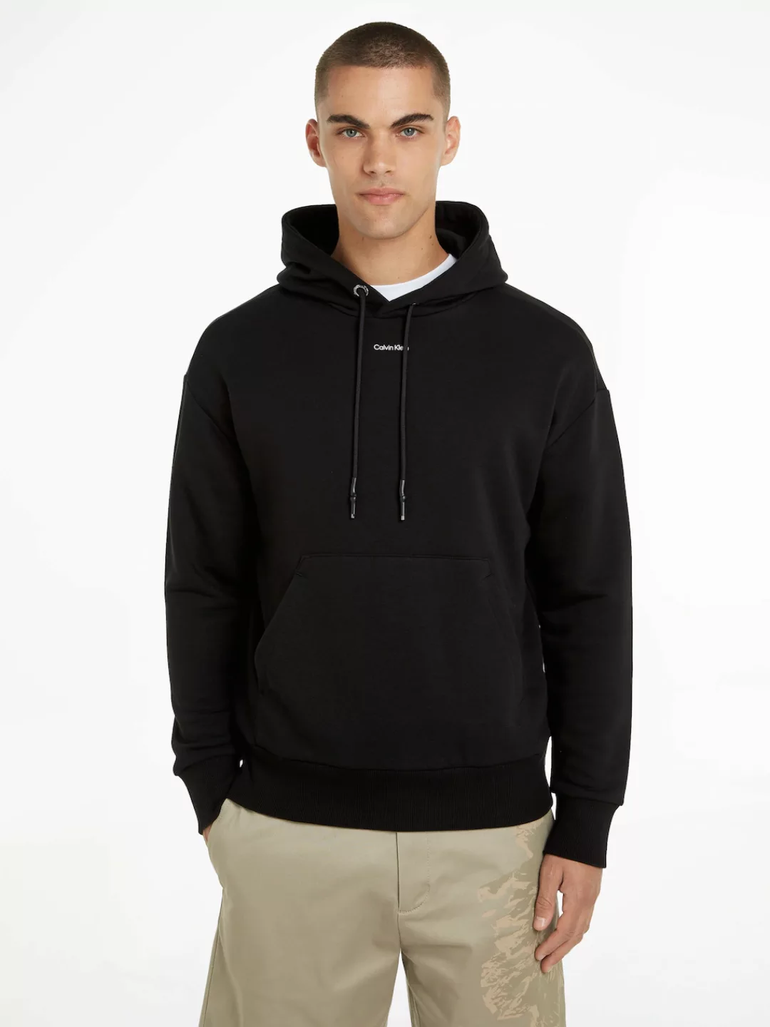 Calvin Klein Kapuzensweatshirt NANO LOGO HOODIE mit Logoschritftzug günstig online kaufen