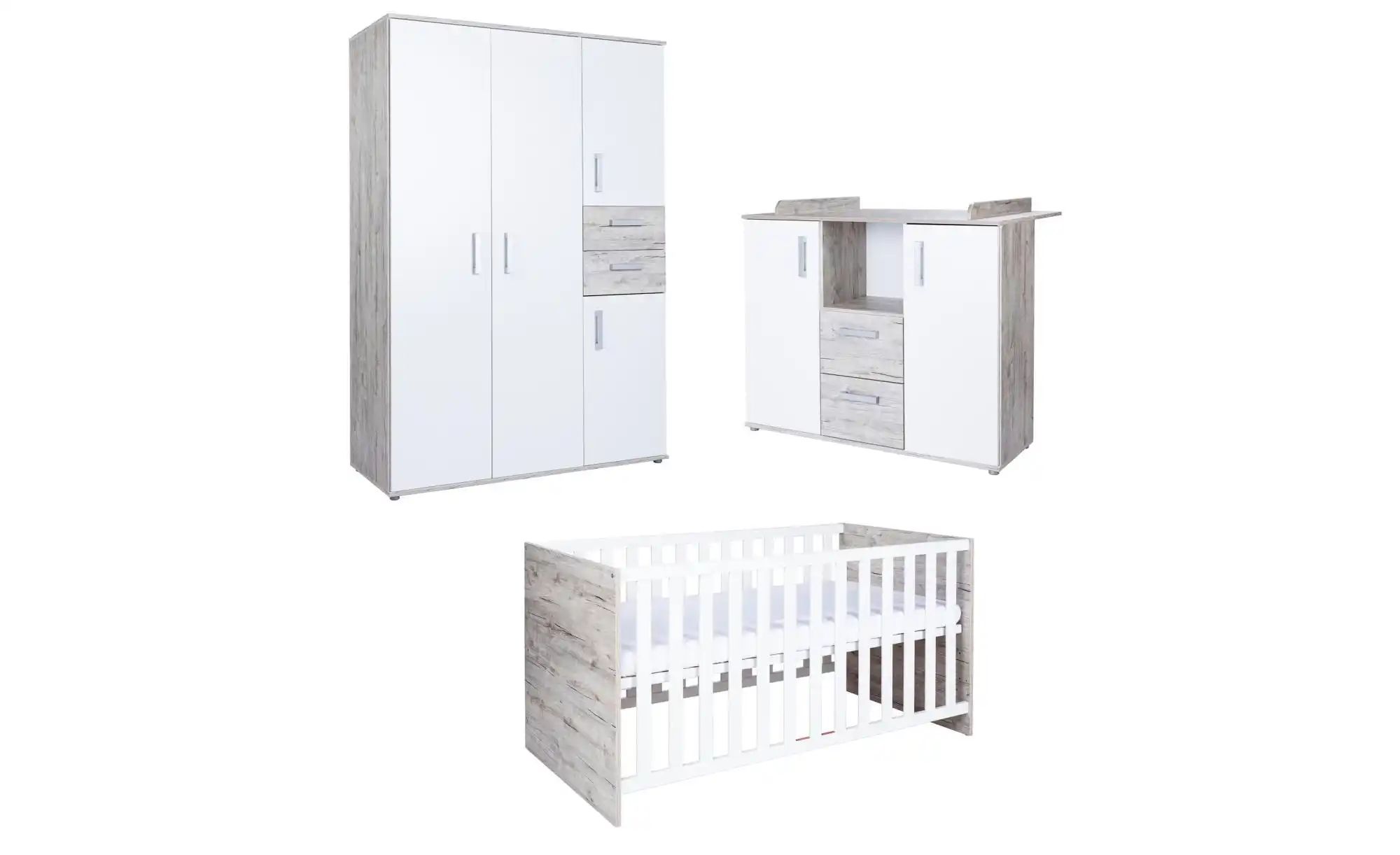 Babyzimmer 3er-Set Bennet   ¦ mehrfarbig ¦ Maße (cm): B: 387 H: 361 Baby > günstig online kaufen