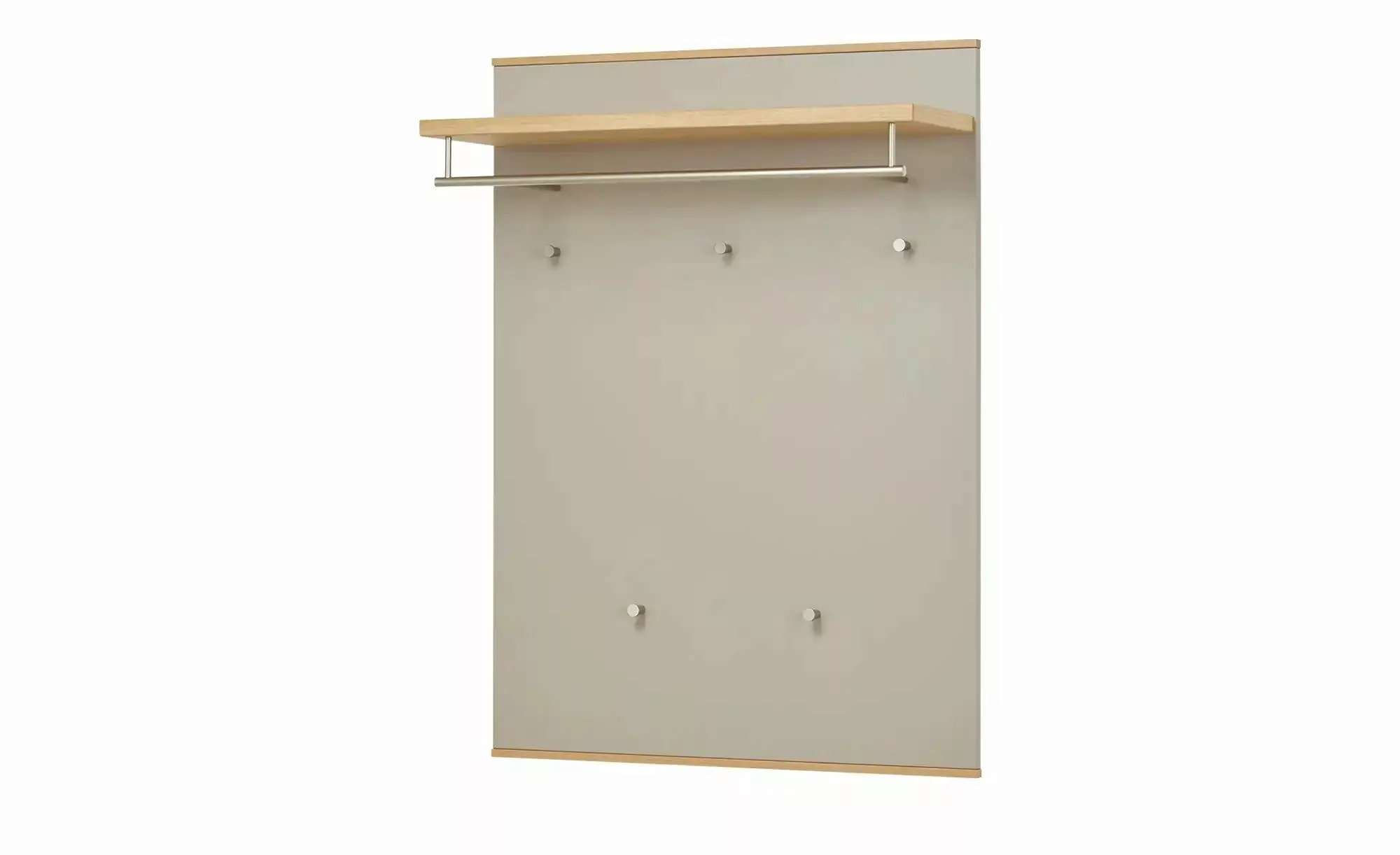 Garderobenpaneel  Longo ¦ beige ¦ Holzwerkstoff, Hartholz ¦ Maße (cm): B: 8 günstig online kaufen