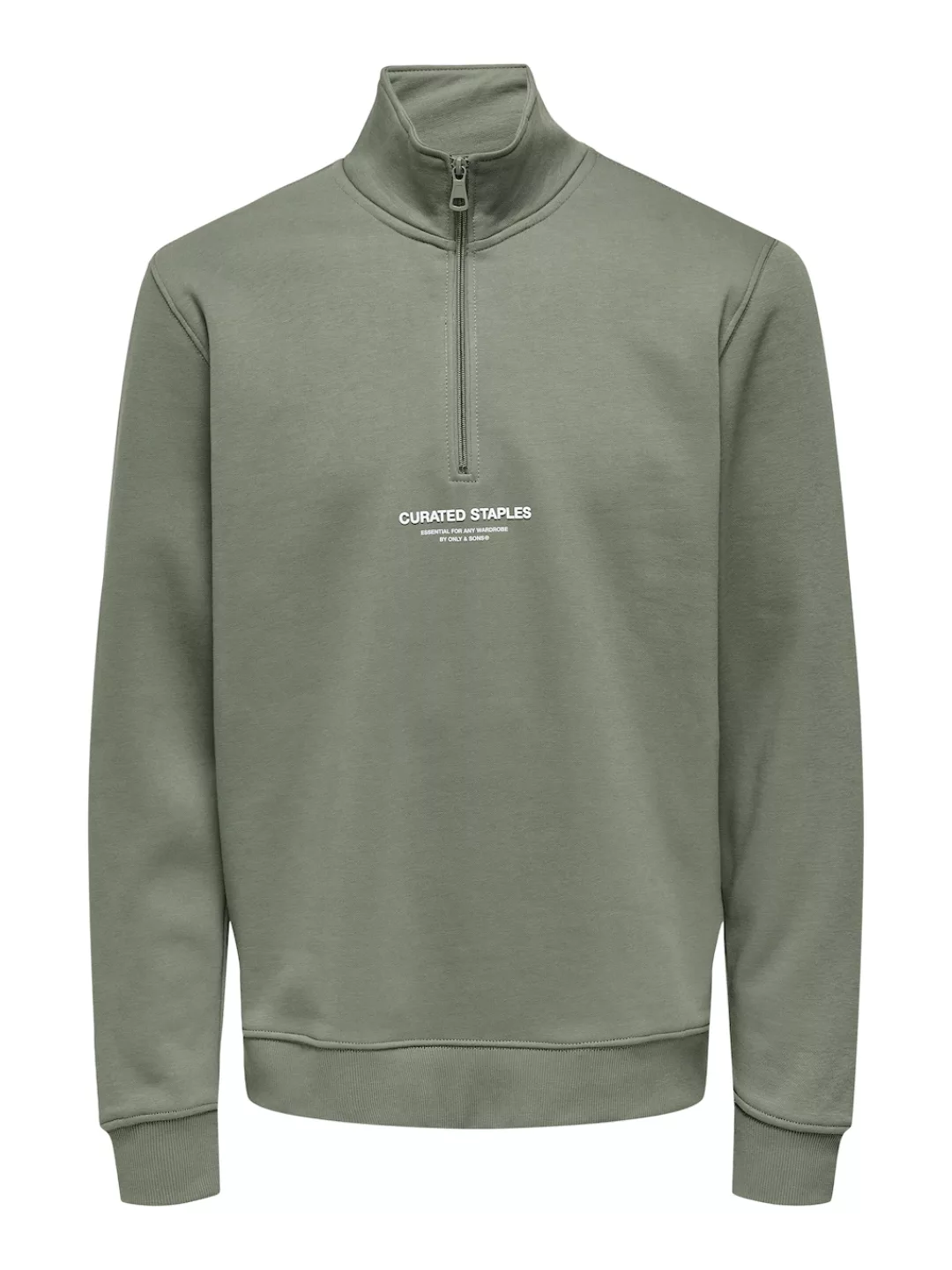 ONLY & SONS Sweatshirt "ONSCURATED REG HALF ZIP SWEAT" günstig online kaufen