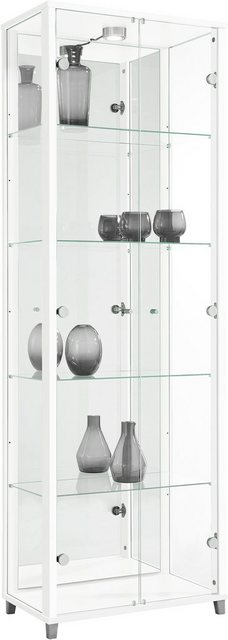 fif möbel Vitrine "OPTIMA", Standvitrine, Vitrinenschrank, Glasvitrine, Sam günstig online kaufen