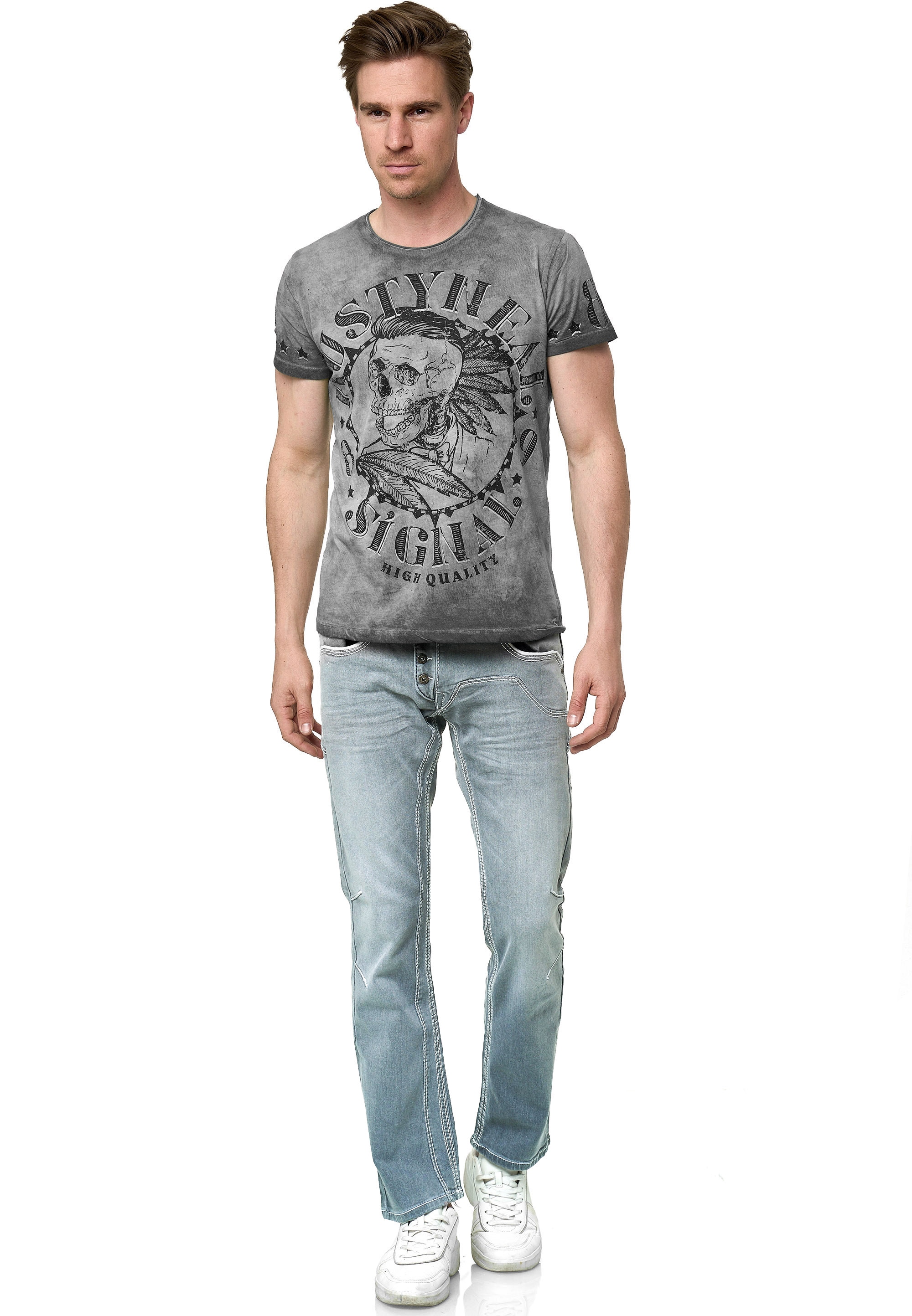 Rusty Neal Straight-Jeans, im bequemen Straight Fit-Schnitt günstig online kaufen