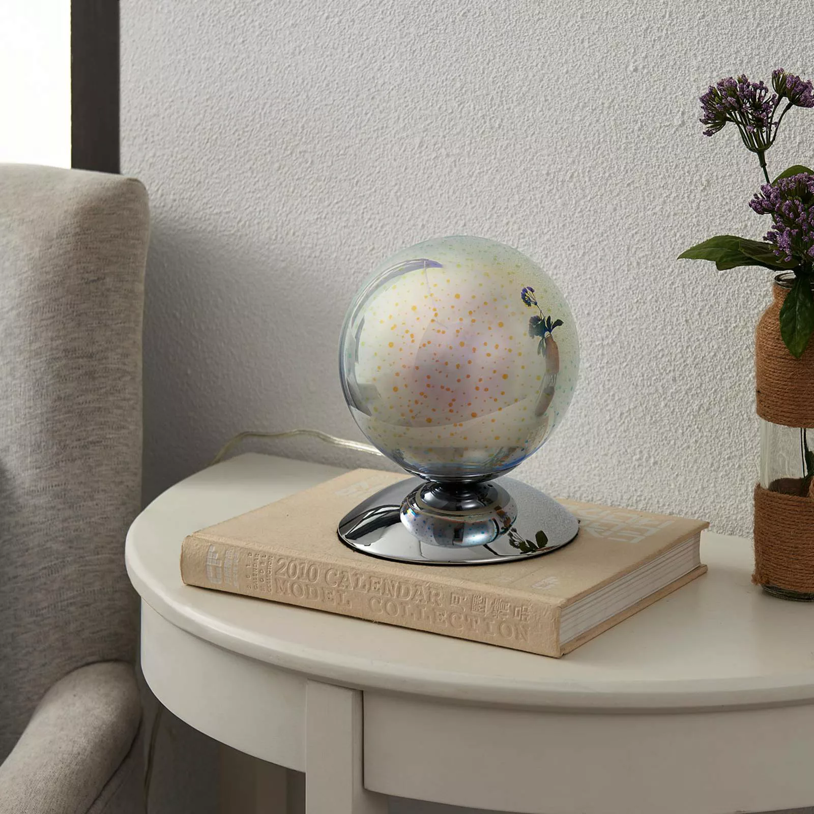 Tischlampe Isumi in Kugelform günstig online kaufen