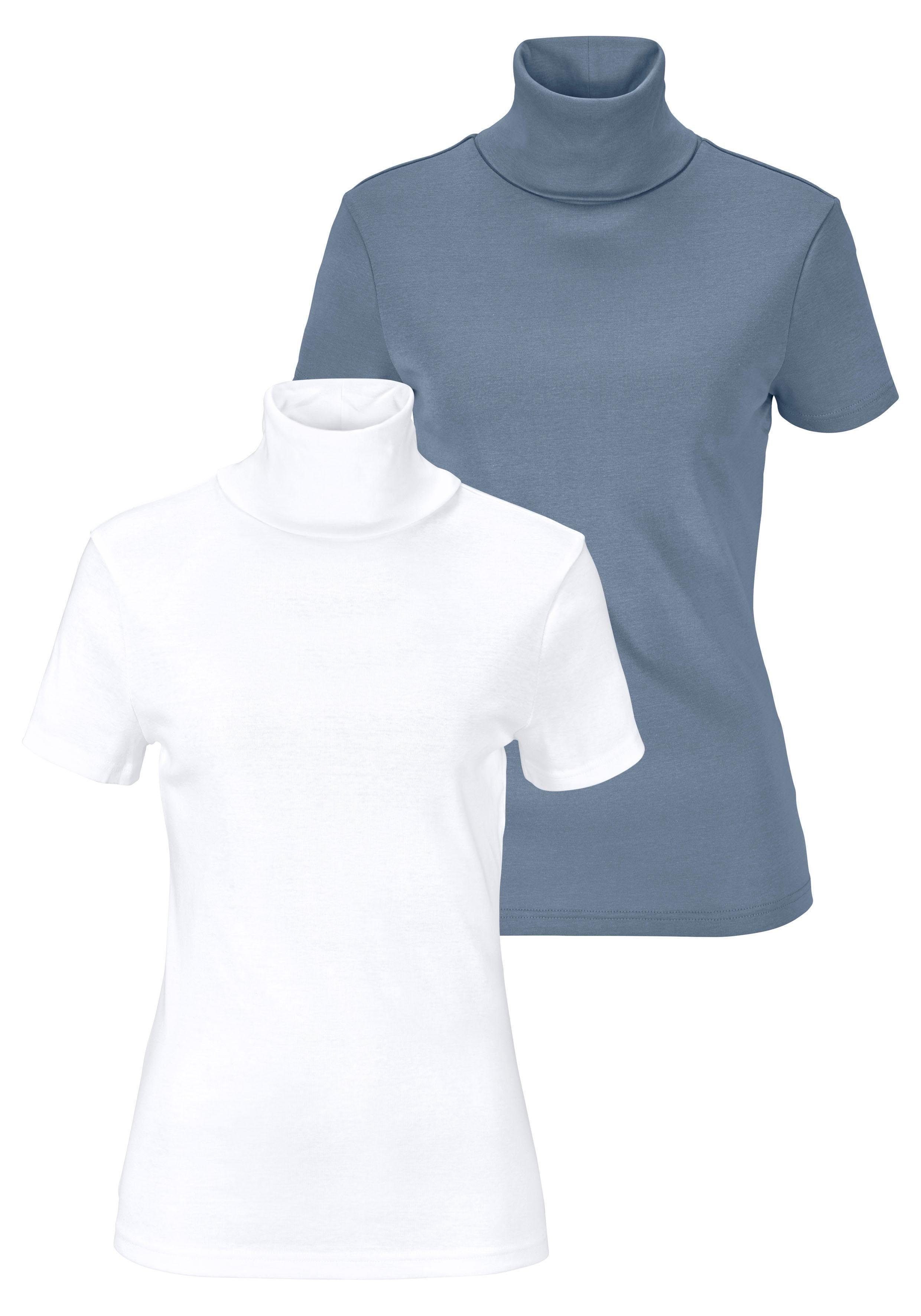 Flashlights Rollkragenshirt (Packung, 2-tlg., 2er-Pack) eng günstig online kaufen