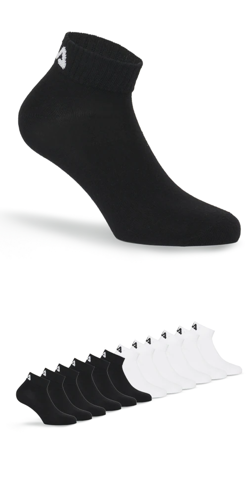 Fila Kurzsocken "UNISEX QUARTER PLAIN SOCKS", (12 Paar) günstig online kaufen