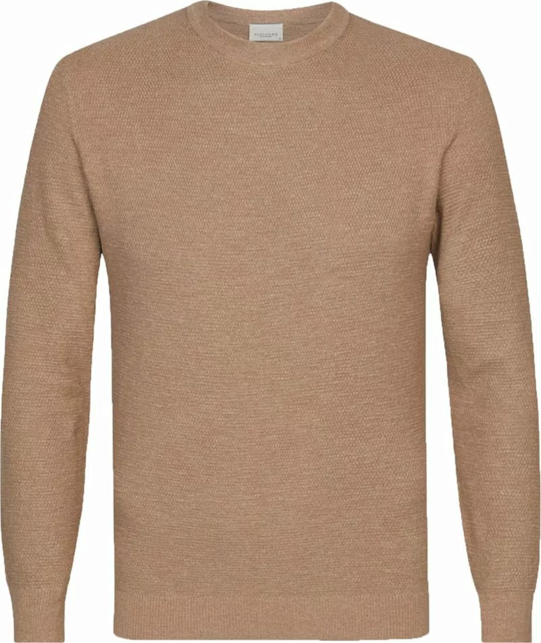 Profuomo Pullover Struktur Beige - Größe L günstig online kaufen