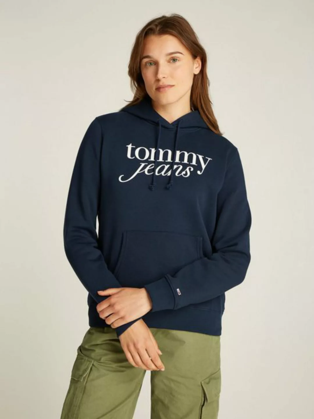 Tommy Jeans Curve Kapuzensweatshirt TJW REG ESS LOGO HOODIE EXT in Großen G günstig online kaufen