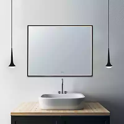 Top Light Lumen Light Spiegel LED, schwarz matt, Black Edition, H.80 x B.60 günstig online kaufen