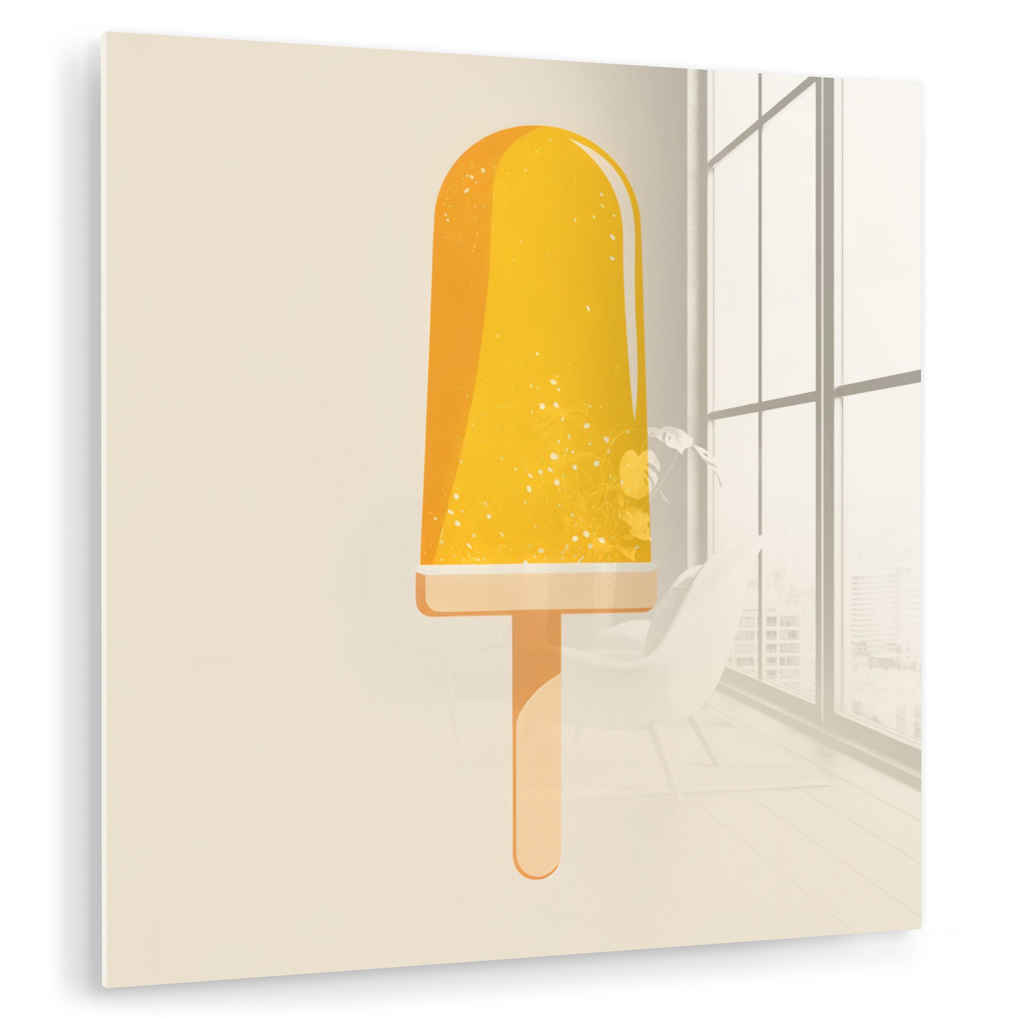 MuchoWow Acrylglasbild Eis am Stiel - günstig online kaufen