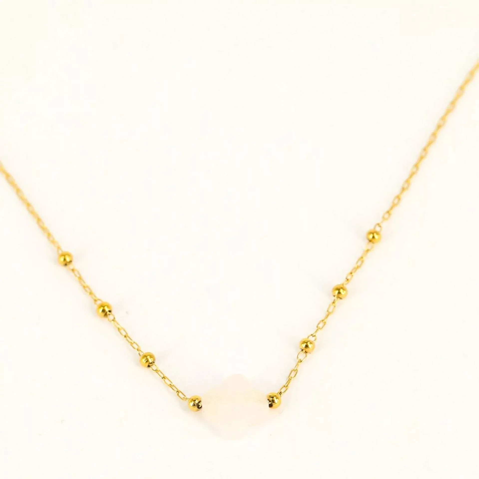 Zag Bijoux Halskette Velasquez SHORT GOLDEN STEEL Malachite 38CM+5 Turquois günstig online kaufen