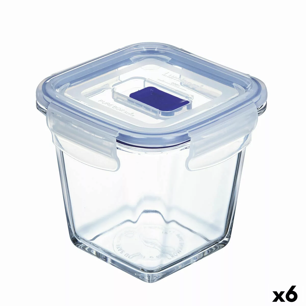Lunchbox Hermetisch Luminarc Pure Box Active 11,4 X 11,4 X 11 Cm 750 Ml günstig online kaufen