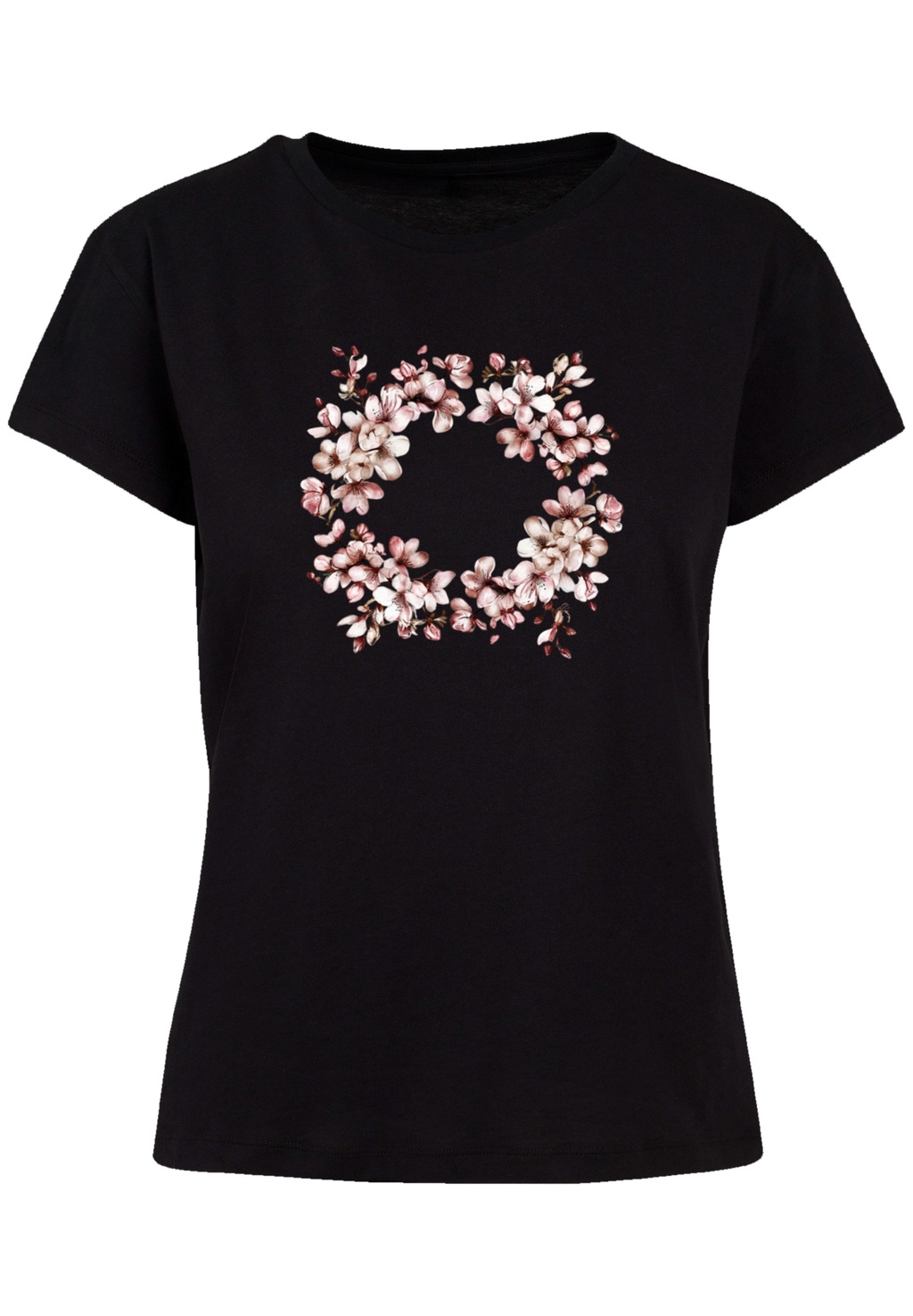 F4NT4STIC T-Shirt "Rosa Frühlings Blumenkranz Dekor", Premium Qualität günstig online kaufen