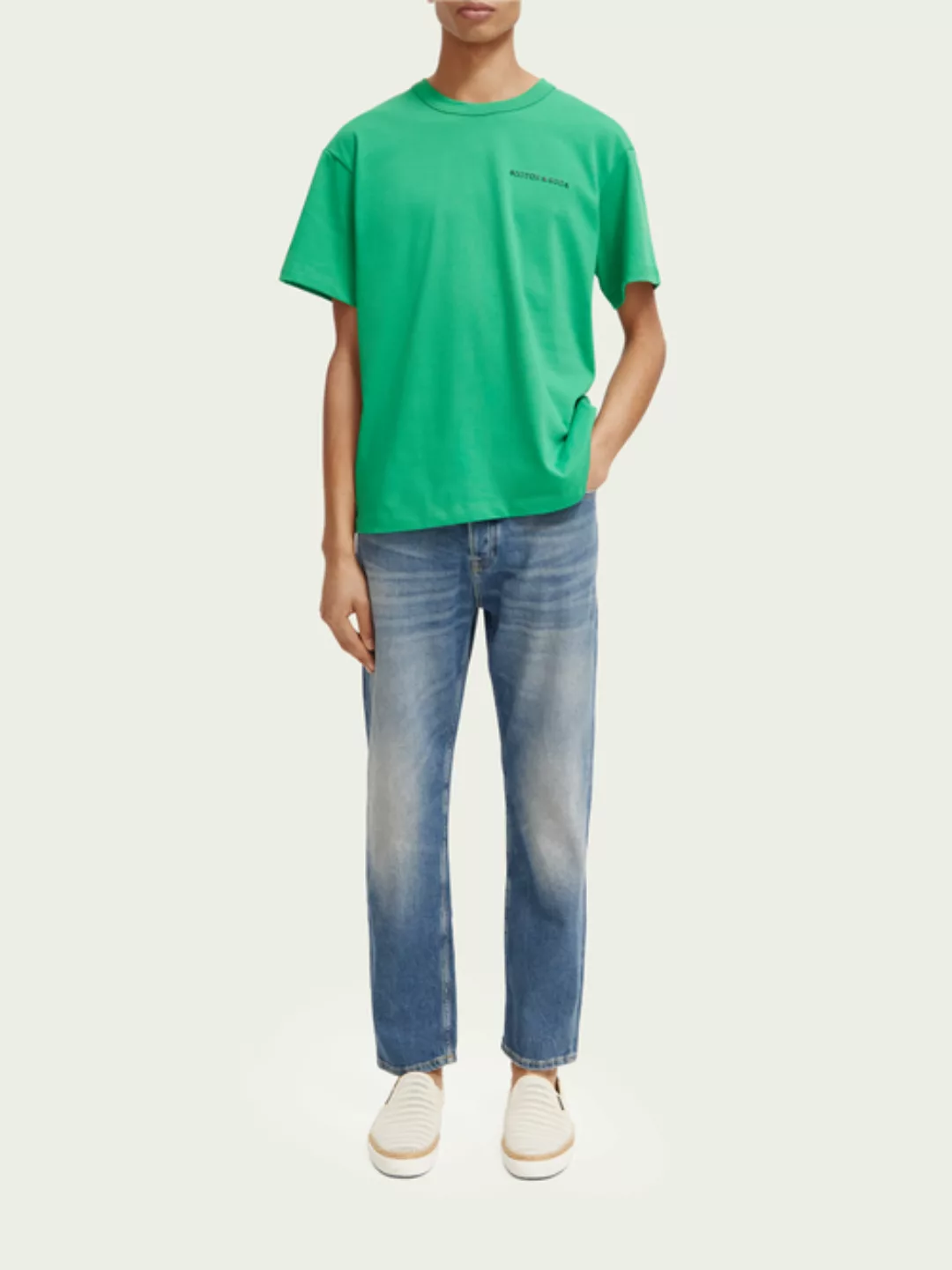 Scotch & Soda Unisex-T-Shirt im Relaxed Fit aus Bio-Baumwolle günstig online kaufen