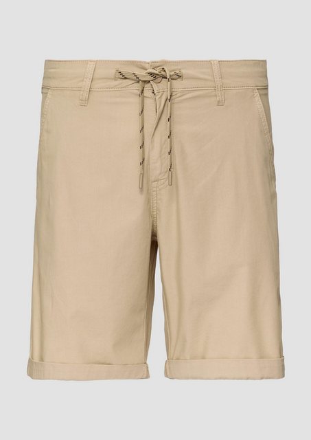 QS Cargoshorts Chino-Shorts aus Baumwolle mit fixiertem Umschlag Waschung günstig online kaufen