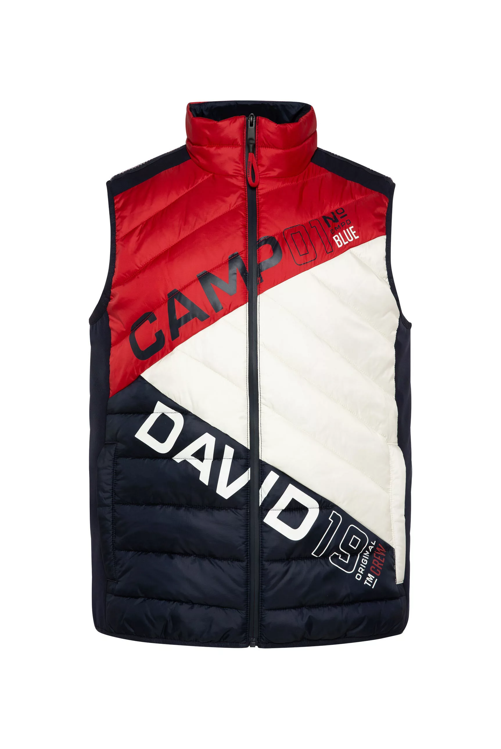 CAMP DAVID Steppweste, mit Rückenprint günstig online kaufen