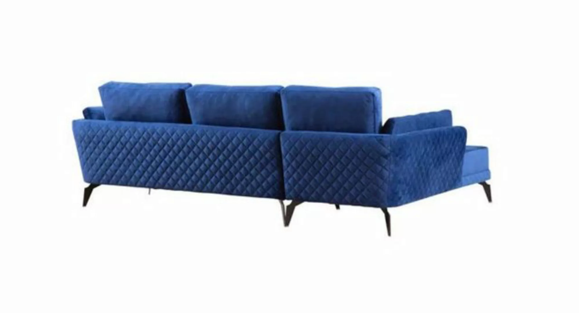 JVmoebel Ecksofa, Ecksofa Polsterung Couch Textil Wohnzimmer L-Form Modern günstig online kaufen