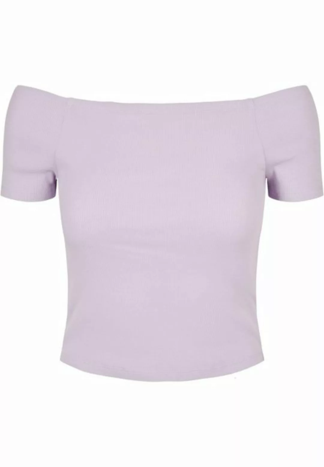 URBAN CLASSICS T-Shirt Urban Classics Damen Ladies Off Shoulder Rib Tee (1- günstig online kaufen