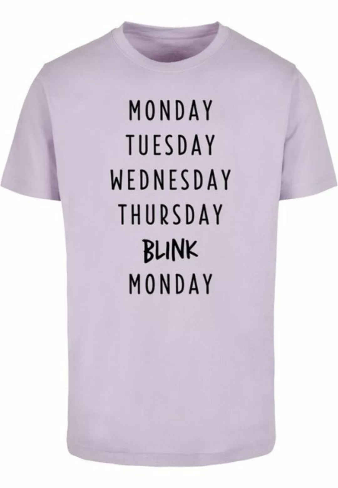 MisterTee T-Shirt MisterTee Herren Blink T-Shirt Round Neck (1-tlg) günstig online kaufen