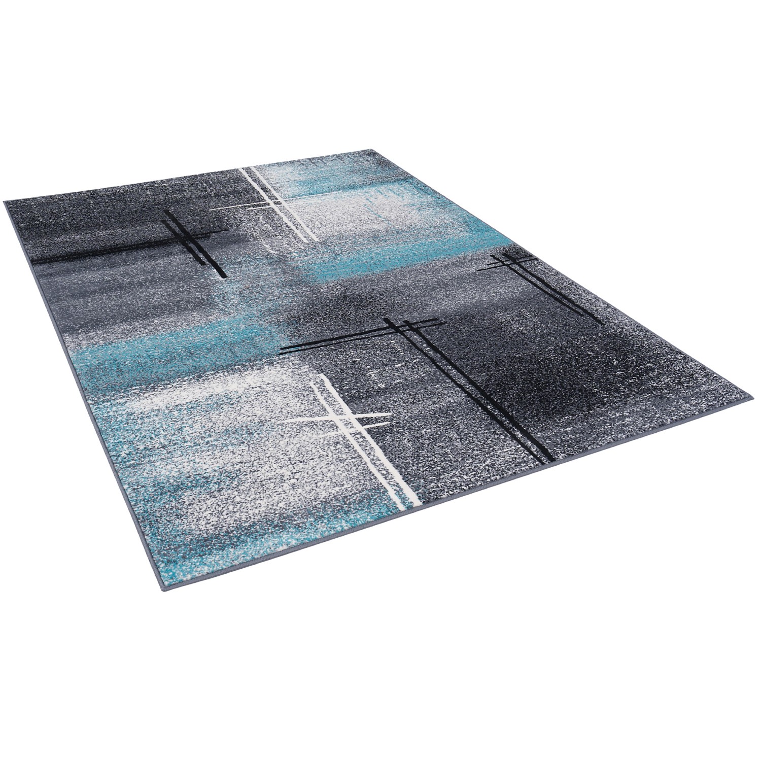 Pergamon Designer Teppich Brilliant Verlauf Blau 140x200cm günstig online kaufen