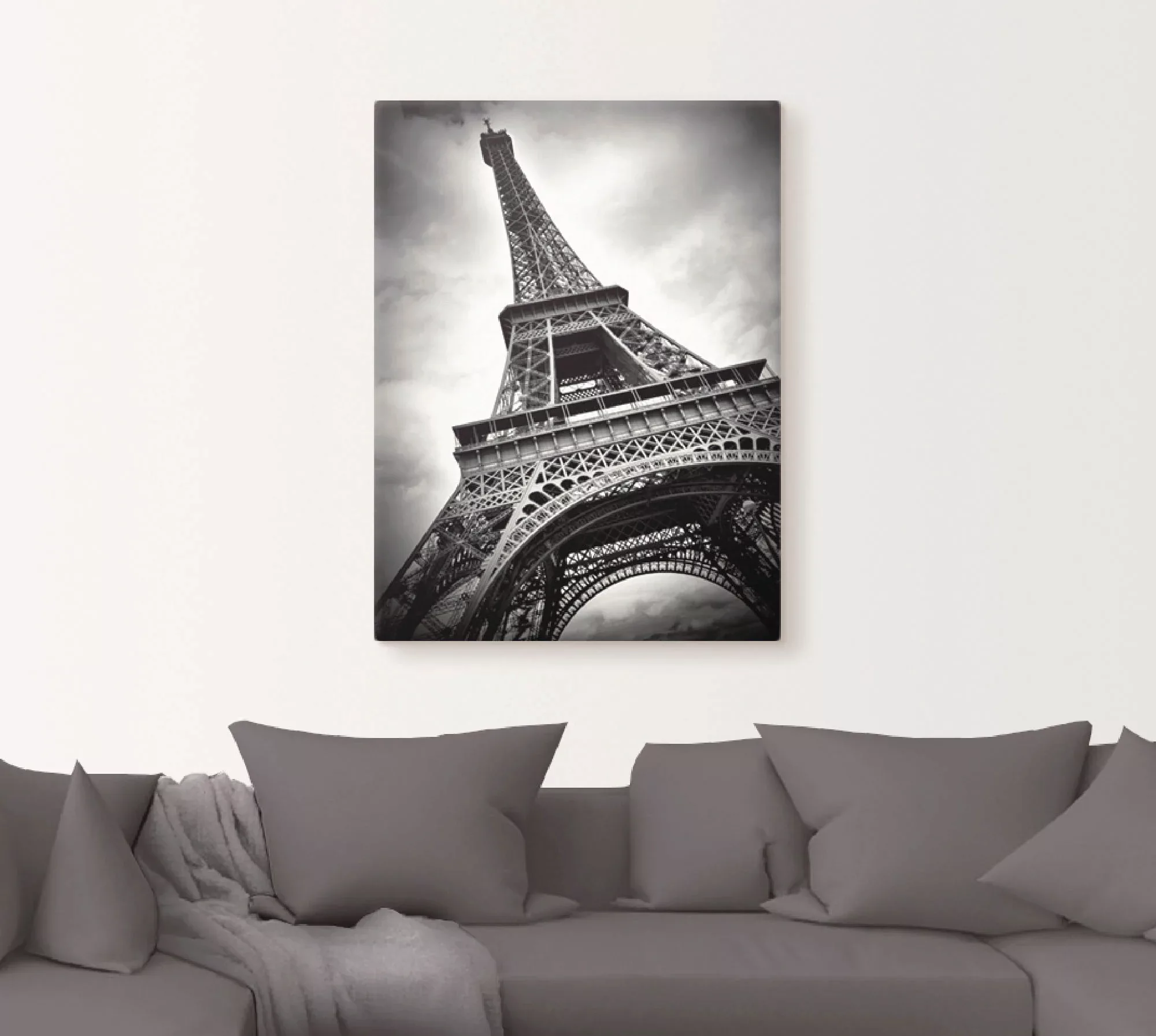 Artland Wandbild »Eiffelturm Paris«, Gebäude, (1 St.), als Leinwandbild, Po günstig online kaufen