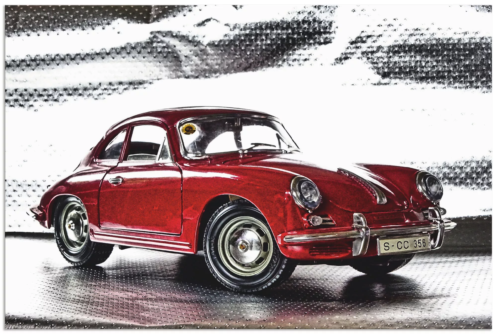 Artland Wandbild "Klassiker - Der Porsche 356", Auto, (1 St.), als Alubild, günstig online kaufen