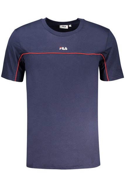 Fila T-Shirt Herren Kurzarm-T-Shirt Blau mit Kontrastdetails und günstig online kaufen