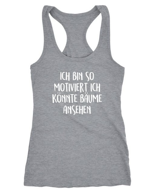 MoonWorks Tanktop Damen Tanktop Spruch lustig Ich bin so motiviert ich könn günstig online kaufen