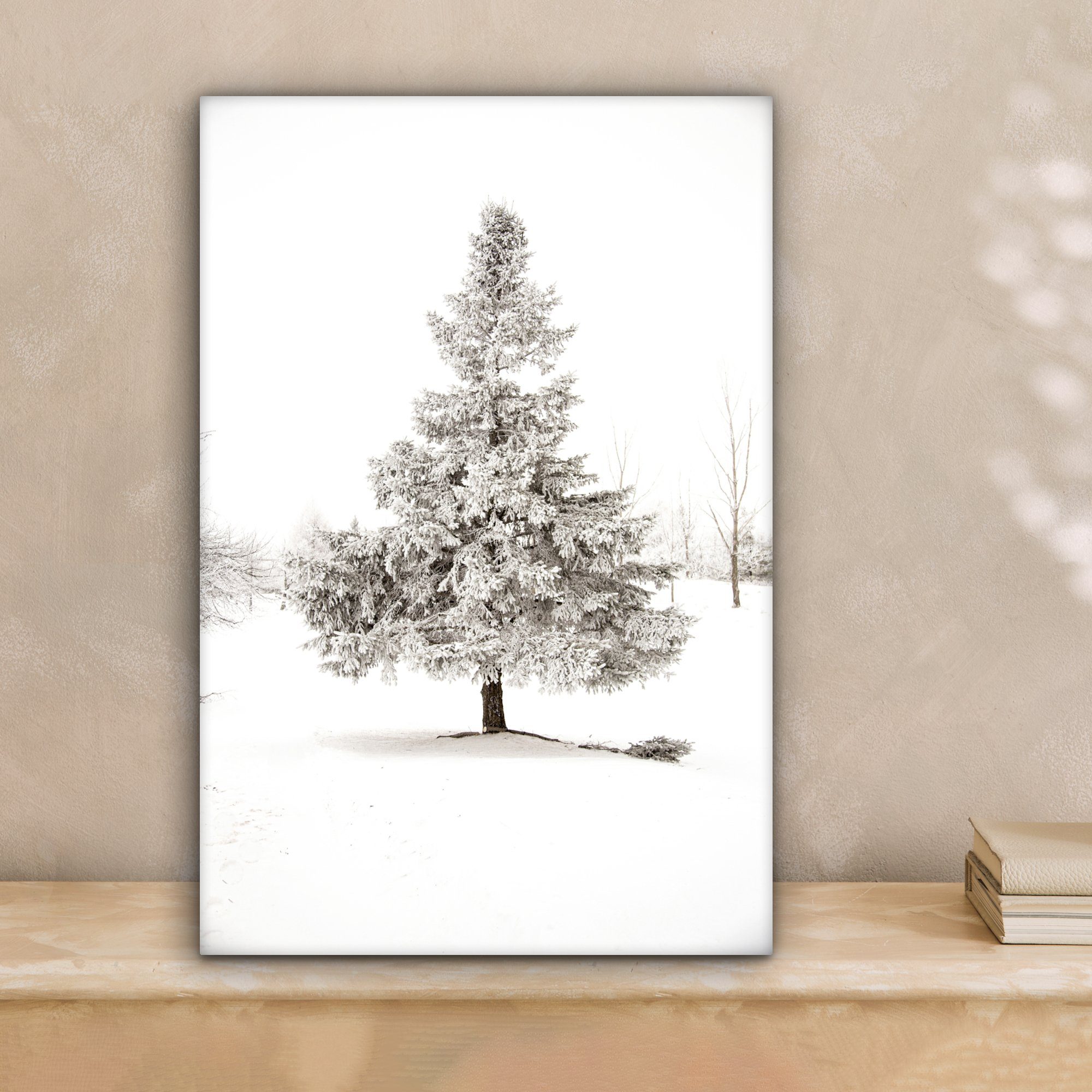OneMillionCanvasses® Leinwandbild Winter - Baum - günstig online kaufen