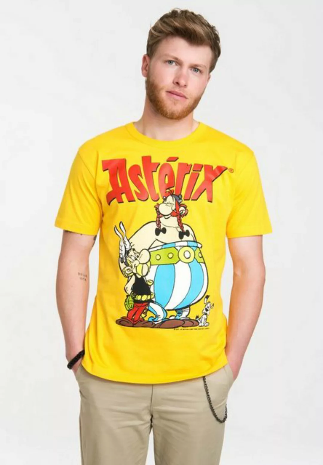 LOGOSHIRT T-Shirt Asterix - Asterix & Obelix mit Comic Print günstig online kaufen