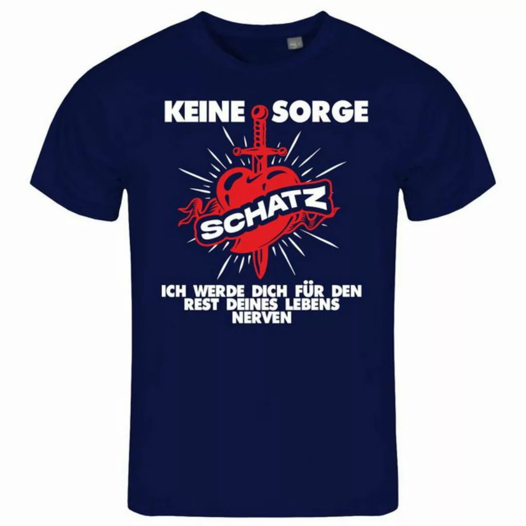 deinshirt Print-Shirt Herren T-Shirt Keine Sorge Schatz Funshirt mit Motiv günstig online kaufen