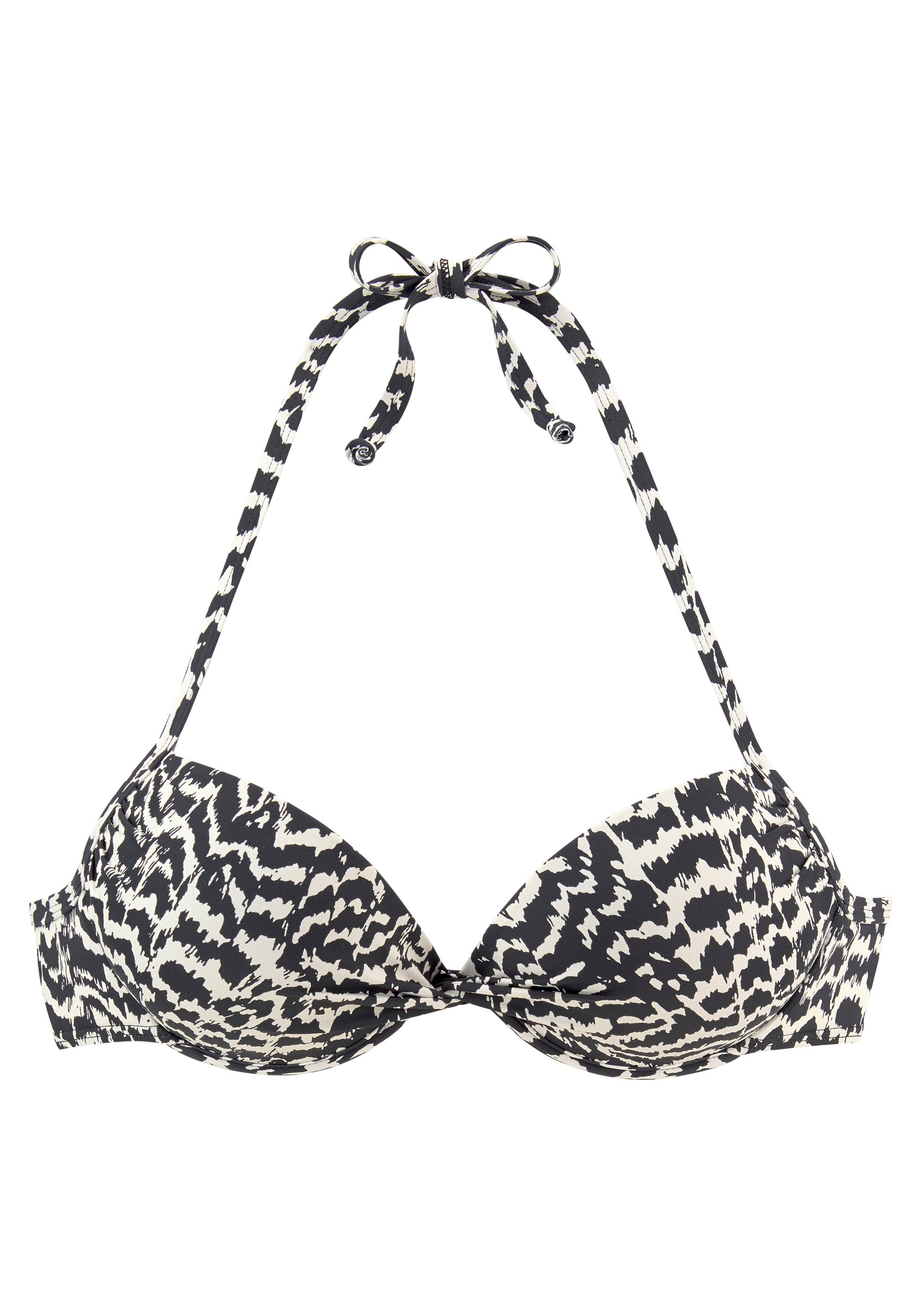 LASCANA Push-Up-Bikini-Top Clara, mit geknotetem Top günstig online kaufen