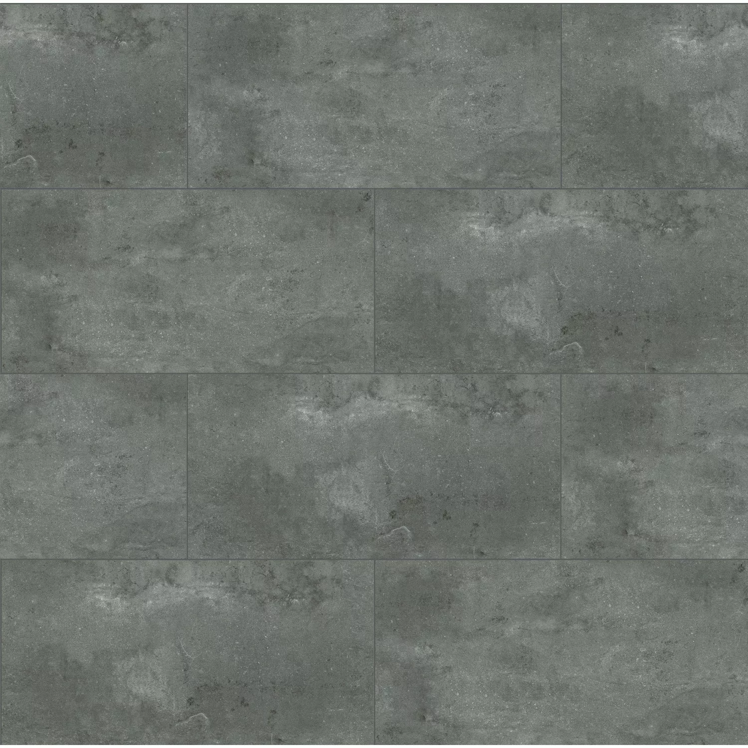 Decoflooring Klick-Vinylboden Fliese XL Grey Concrete dunkel grau günstig online kaufen