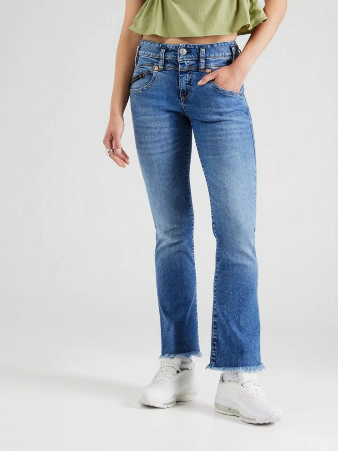 Herrlicher 7/8-Jeans Pearl (1-tlg) Fransen günstig online kaufen