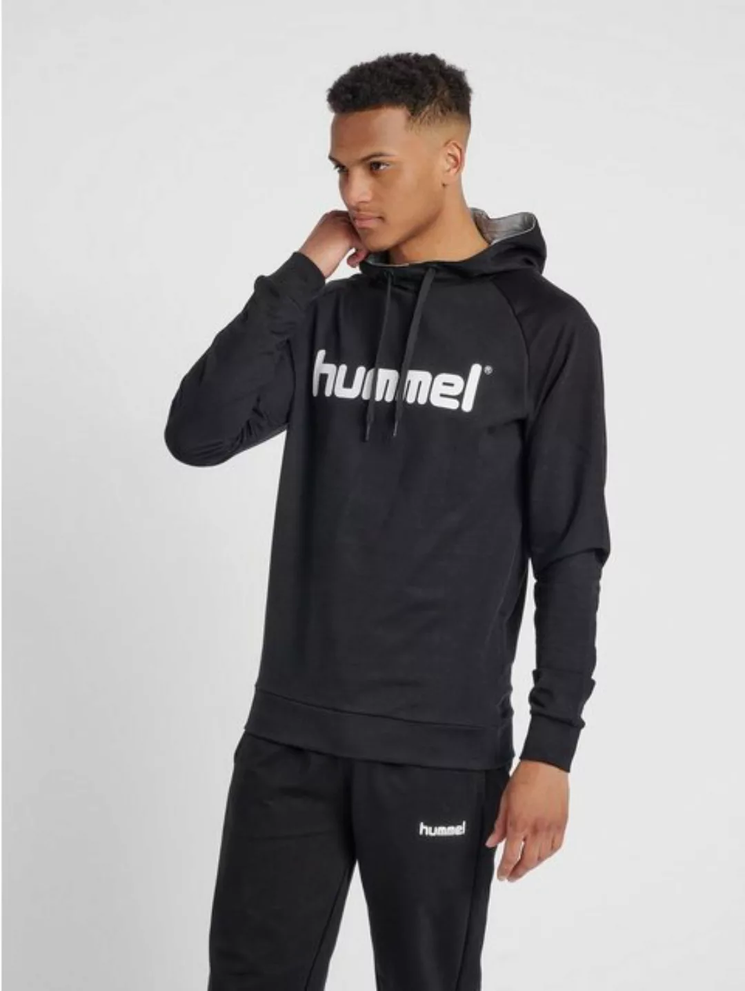 hummel Kapuzenpullover Hummel Herren Kapuzenpullover Go Cotton Logo Hoodie günstig online kaufen