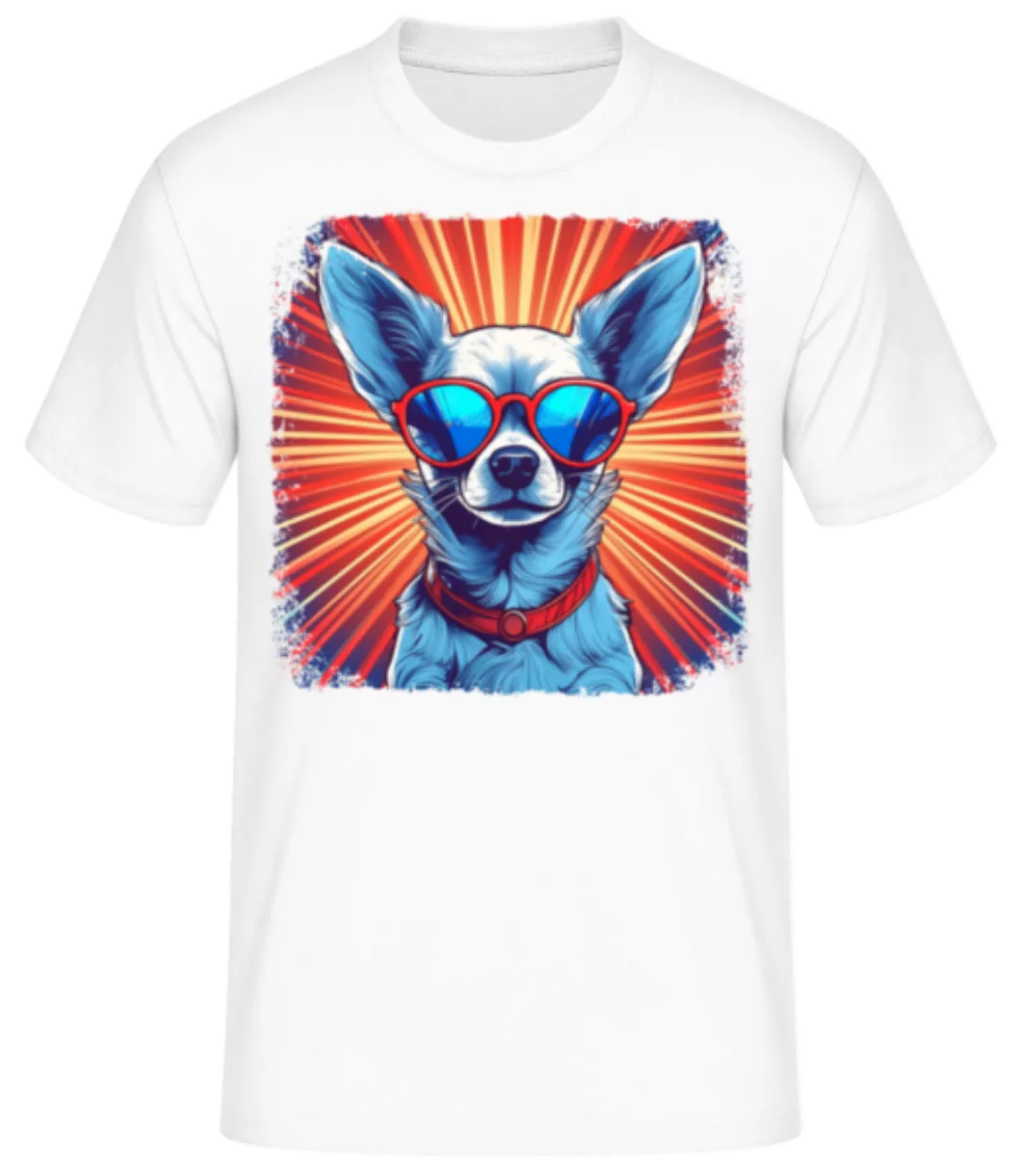 Chihuahua Hippie Look · Männer Basic T-Shirt günstig online kaufen