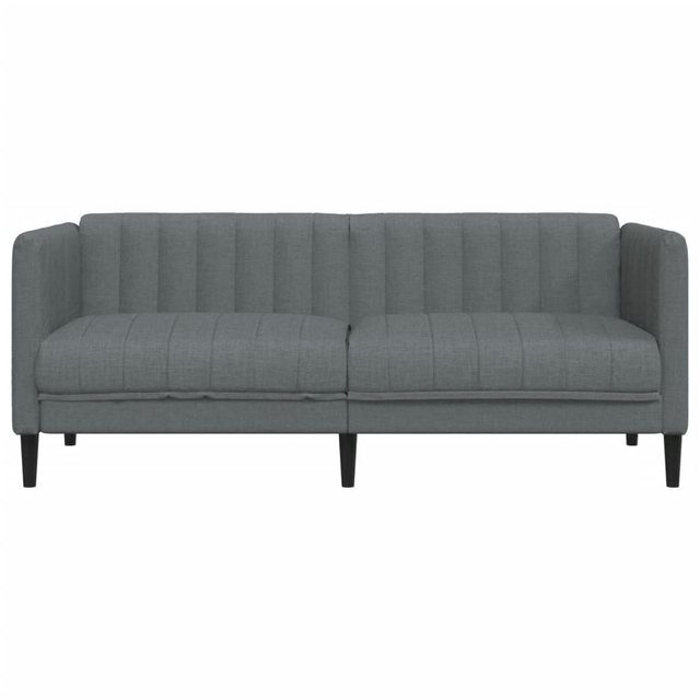 vidaXL Sofa Sofa 2-Sitzer Schwarz Stoff günstig online kaufen