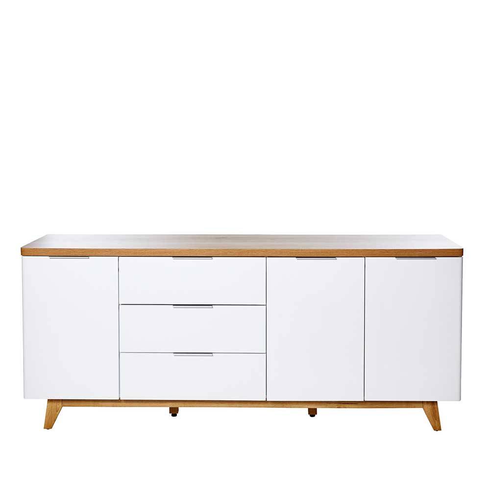 TV Sideboard Sideboard im Skandi Design mit Schubladen günstig online kaufen