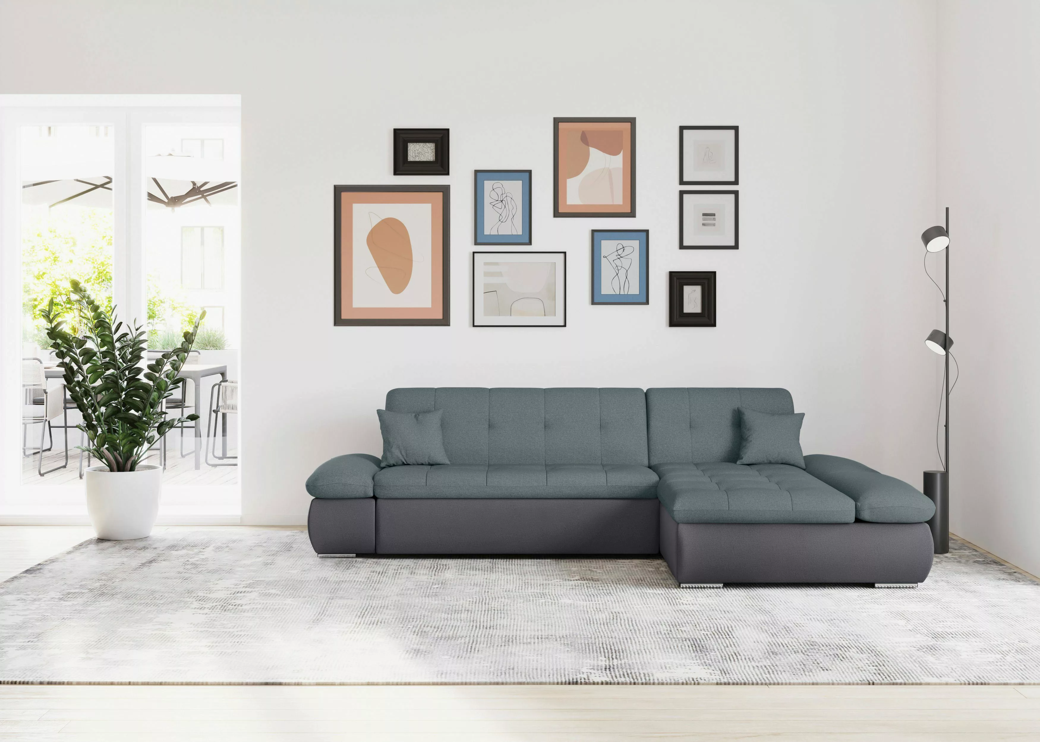 DOMO collection Ecksofa Moric, L-Form, XXL-Sofa günstig online kaufen